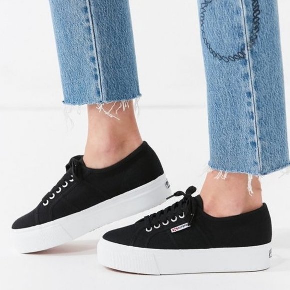 superga chunky platform sneakers